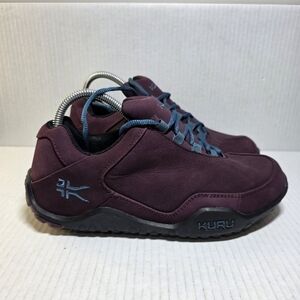 KURU Women's Chicane Active Walking Shoe Size 9 Burgundy Comfort Sneakers